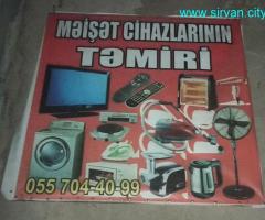 MƏİŞƏT CİHAZLARI TƏMİRİ