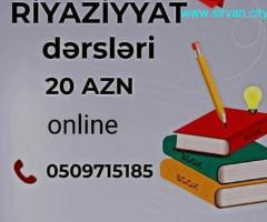 RİYAZİYYAT FƏNNİ