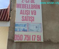 2-Cİ ƏL MEBELLƏRİN SATIŞI və ALIŞI