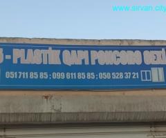 PLASTİK QAPI PƏNCƏRƏ SEXİ