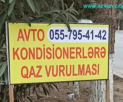 Avto kondisionerlər qaz vurma